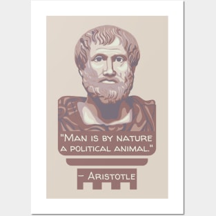 Aristotle Portrait and Quote Posters and Art
